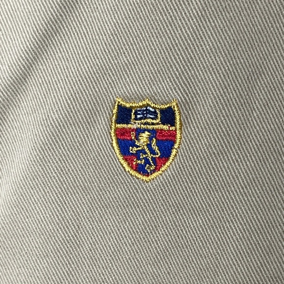 Polo Ralph Lauren Classic Fit Embroidered Crest Emblem Khaki Chino Trouser 33x32 - Picture 6 of 12